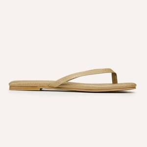 NEW YOSI SAMRA women's mercer sandals in taupe croc